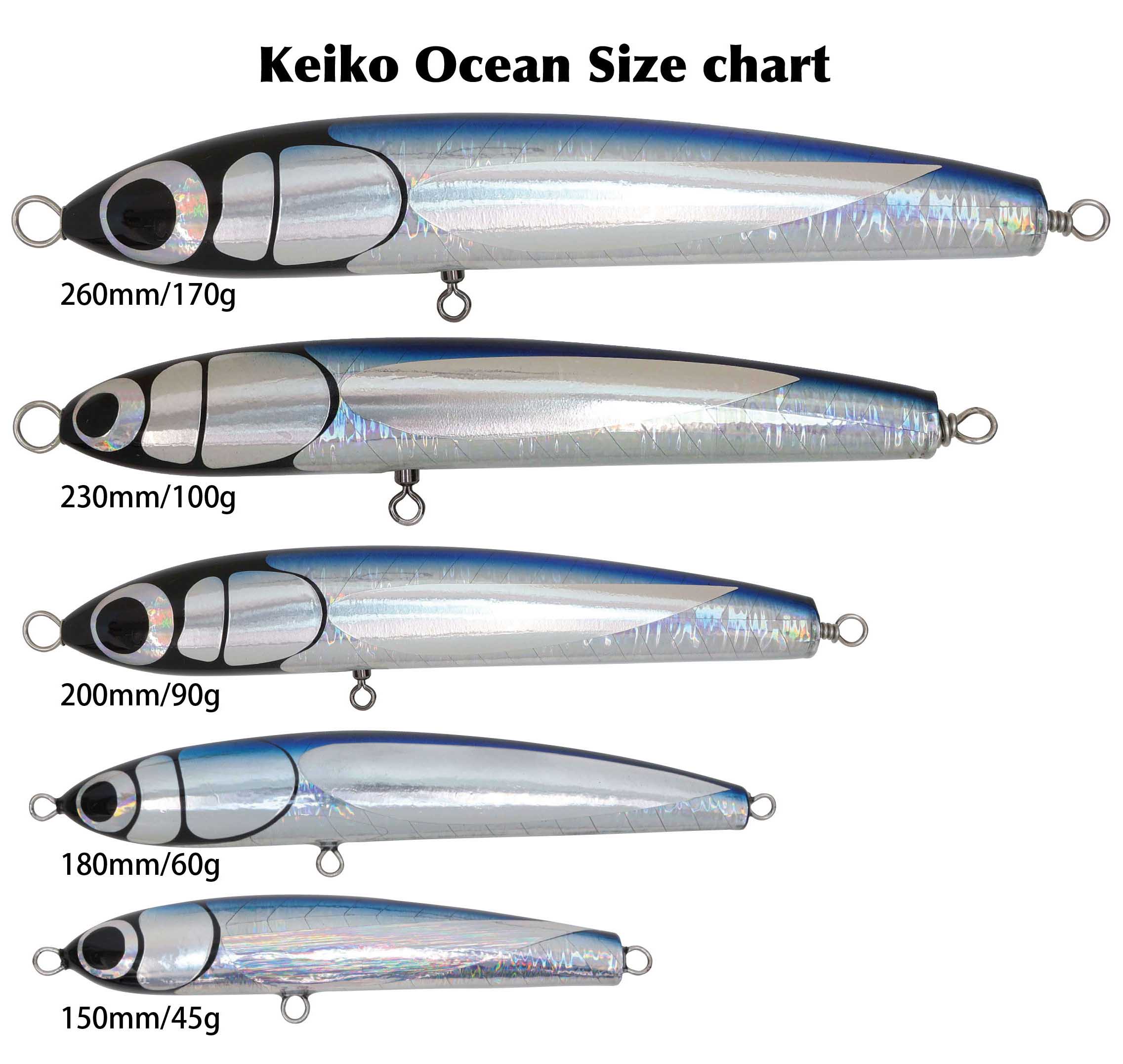KEIKO OCEAN ケイコオーシャン サイズチャート